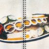 Meat, Fish & Aubergine Caviar by Alex Blanco